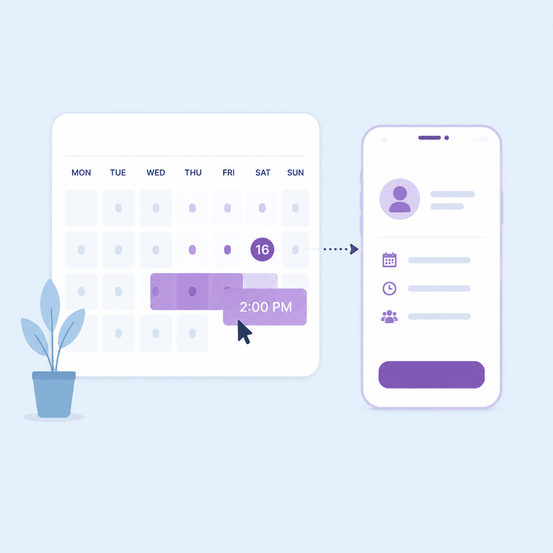 Manage your availability Illustration